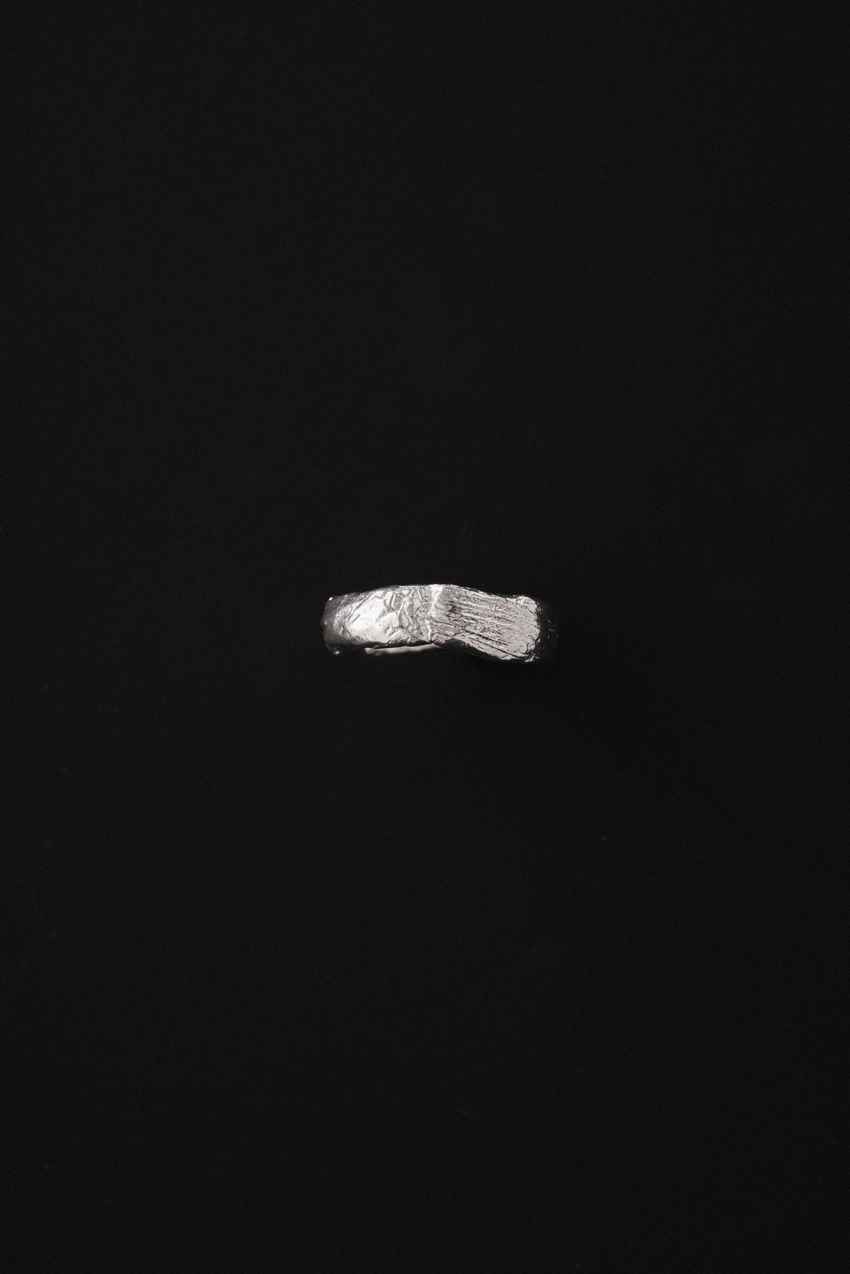 Narrow Garlic Imprint Ring